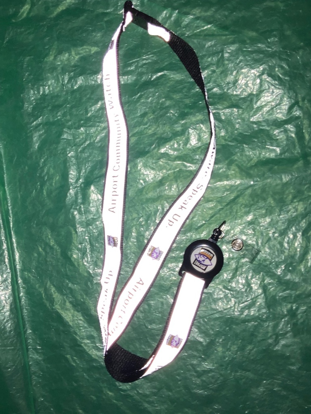 NY & NJ Port Authority Airport Community Watch Program Official Lanyard Strap